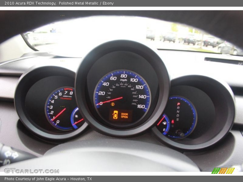 Polished Metal Metallic / Ebony 2010 Acura RDX Technology