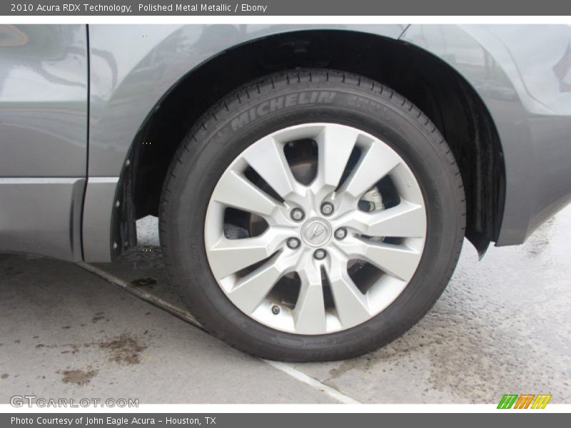 Polished Metal Metallic / Ebony 2010 Acura RDX Technology