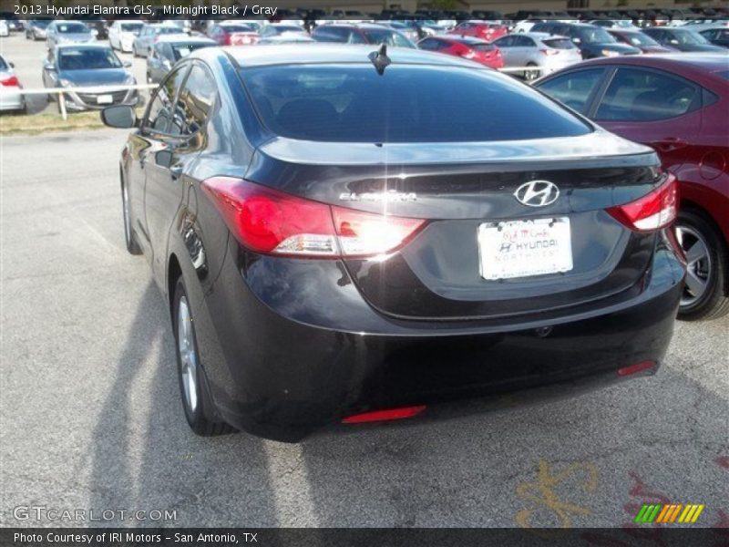 Midnight Black / Gray 2013 Hyundai Elantra GLS