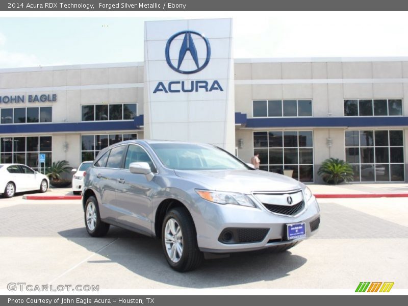 Forged Silver Metallic / Ebony 2014 Acura RDX Technology
