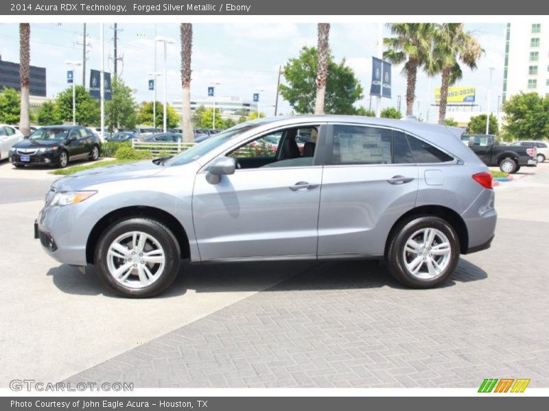 Forged Silver Metallic / Ebony 2014 Acura RDX Technology