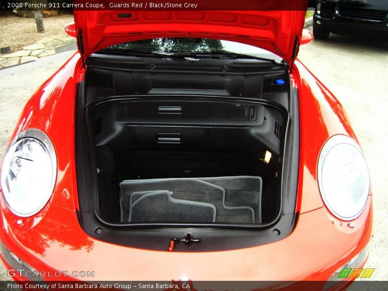 Guards Red / Black/Stone Grey 2008 Porsche 911 Carrera Coupe