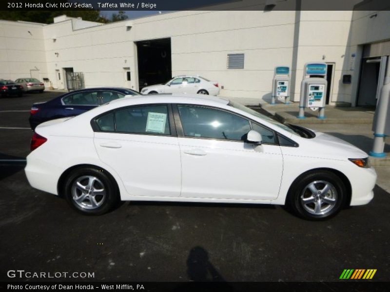  2012 Civic NGV Sedan Taffeta White