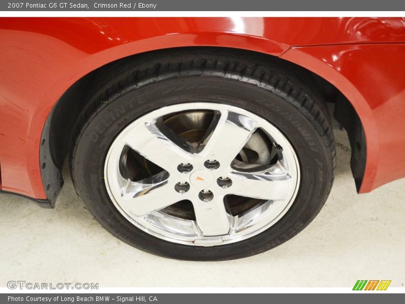 Crimson Red / Ebony 2007 Pontiac G6 GT Sedan