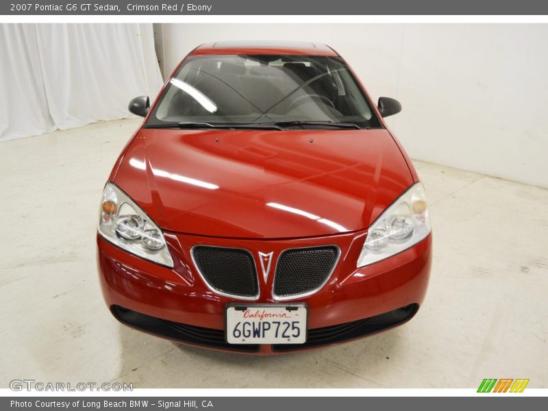 Crimson Red / Ebony 2007 Pontiac G6 GT Sedan