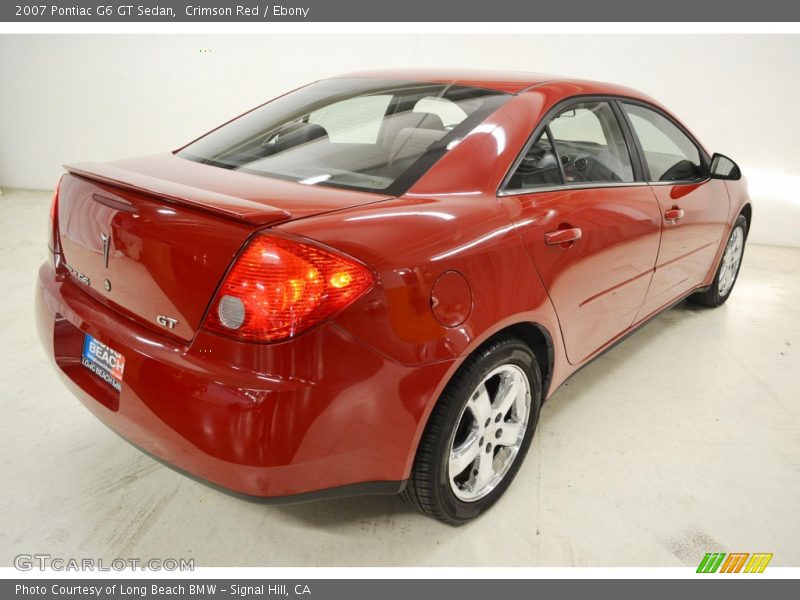 Crimson Red / Ebony 2007 Pontiac G6 GT Sedan