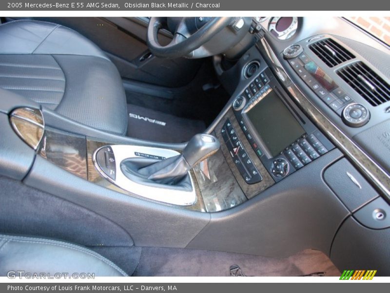 Obsidian Black Metallic / Charcoal 2005 Mercedes-Benz E 55 AMG Sedan
