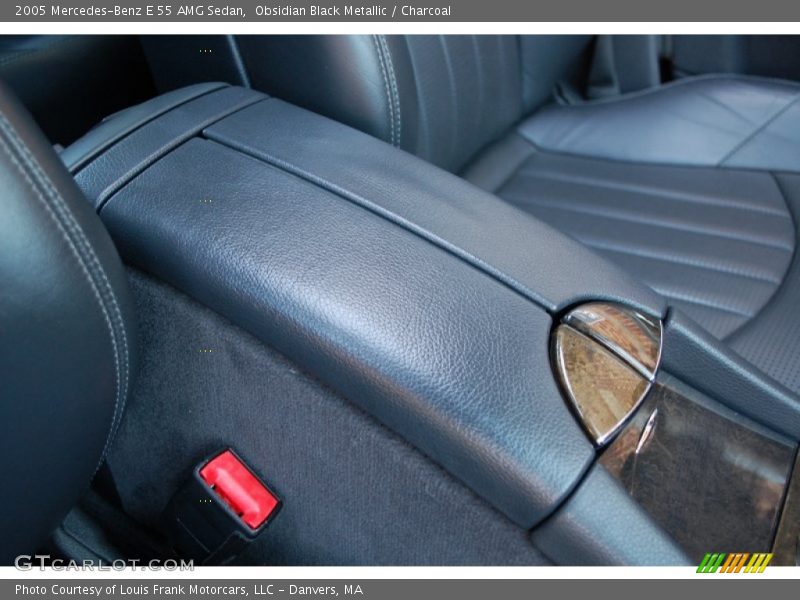 Obsidian Black Metallic / Charcoal 2005 Mercedes-Benz E 55 AMG Sedan