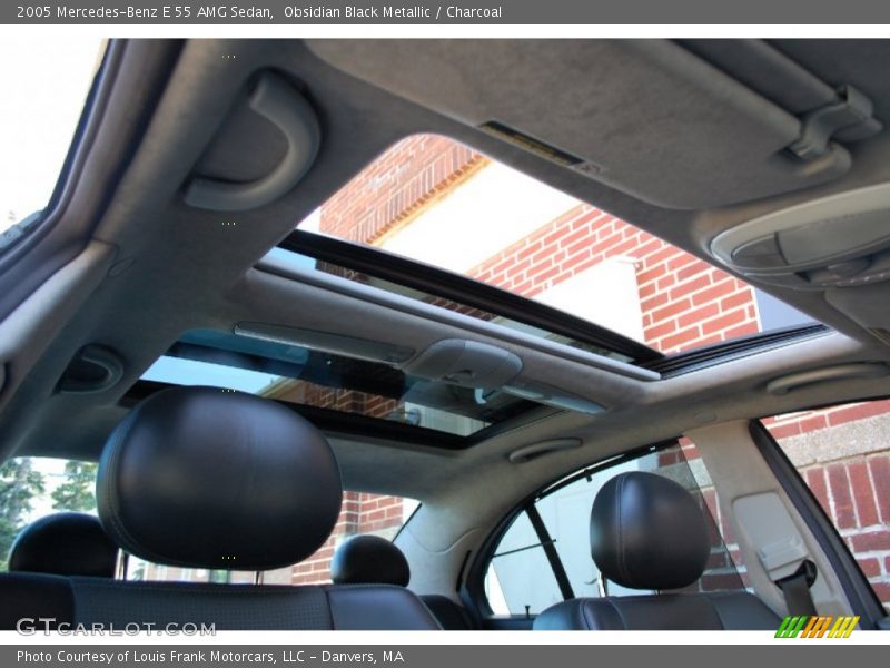 Obsidian Black Metallic / Charcoal 2005 Mercedes-Benz E 55 AMG Sedan