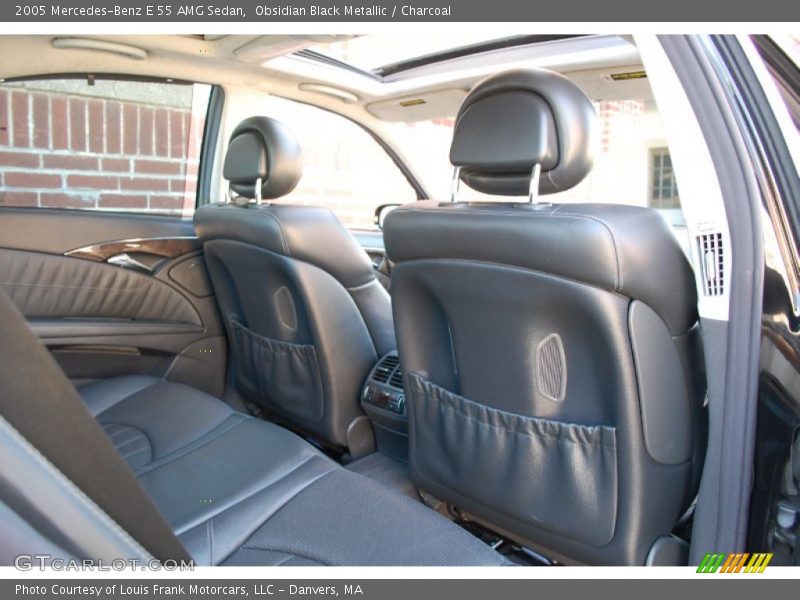 Obsidian Black Metallic / Charcoal 2005 Mercedes-Benz E 55 AMG Sedan