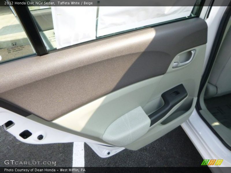 Door Panel of 2012 Civic NGV Sedan
