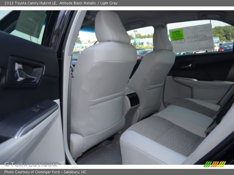 Attitude Black Metallic / Light Gray 2013 Toyota Camry Hybrid LE