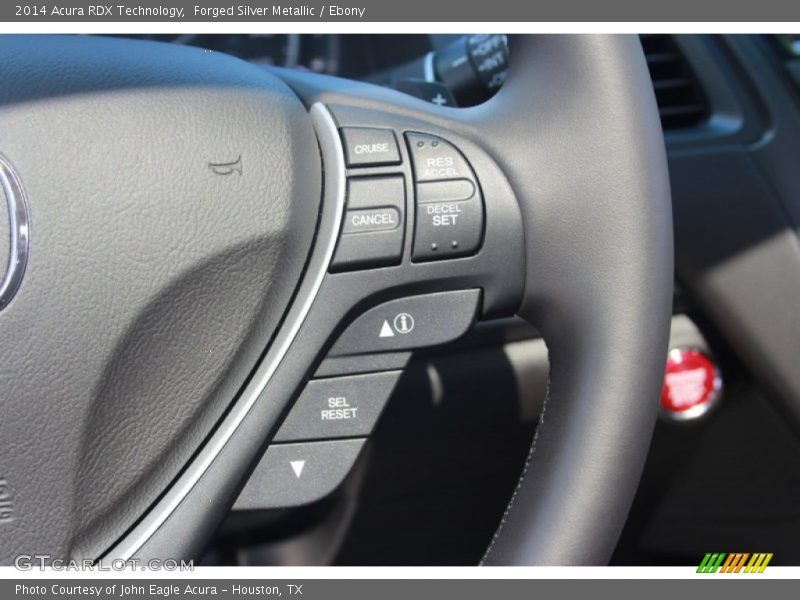 Forged Silver Metallic / Ebony 2014 Acura RDX Technology