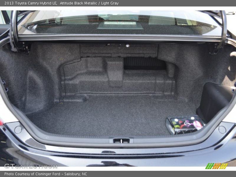 Attitude Black Metallic / Light Gray 2013 Toyota Camry Hybrid LE