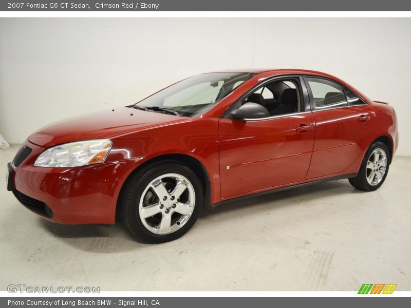 Crimson Red / Ebony 2007 Pontiac G6 GT Sedan