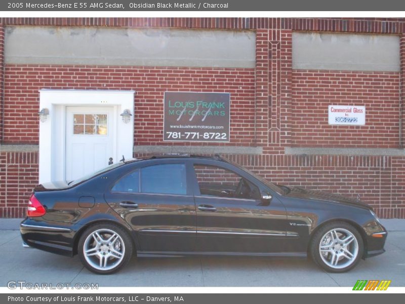 Obsidian Black Metallic / Charcoal 2005 Mercedes-Benz E 55 AMG Sedan