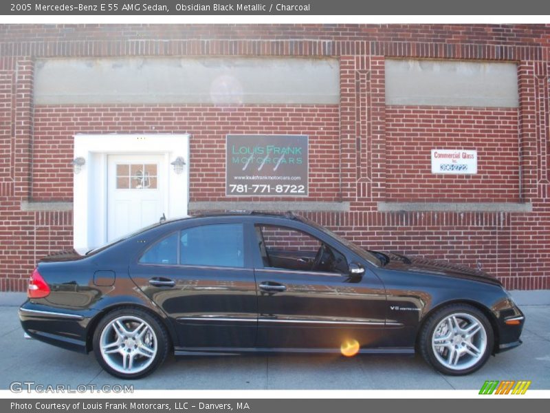 Obsidian Black Metallic / Charcoal 2005 Mercedes-Benz E 55 AMG Sedan