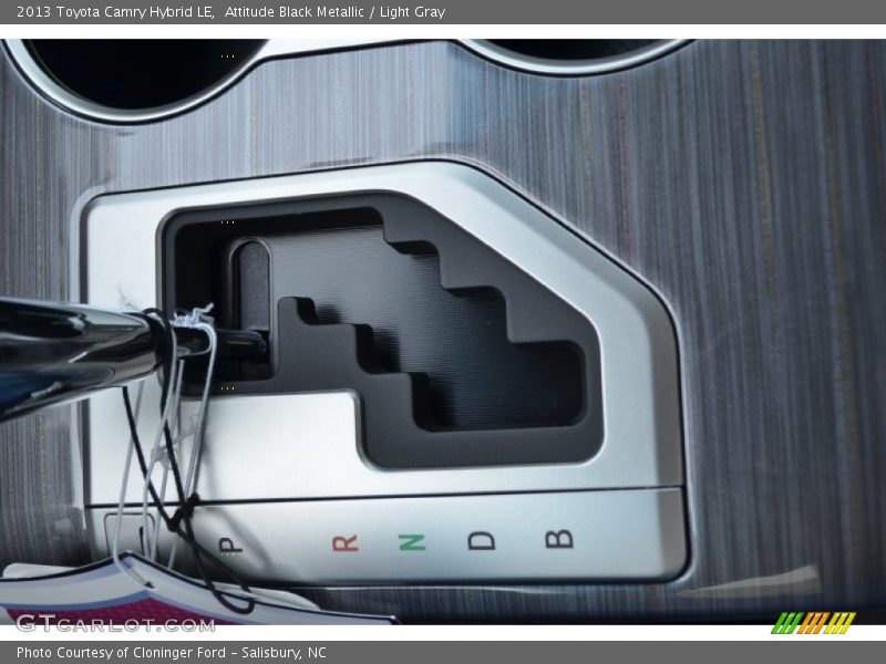 Attitude Black Metallic / Light Gray 2013 Toyota Camry Hybrid LE