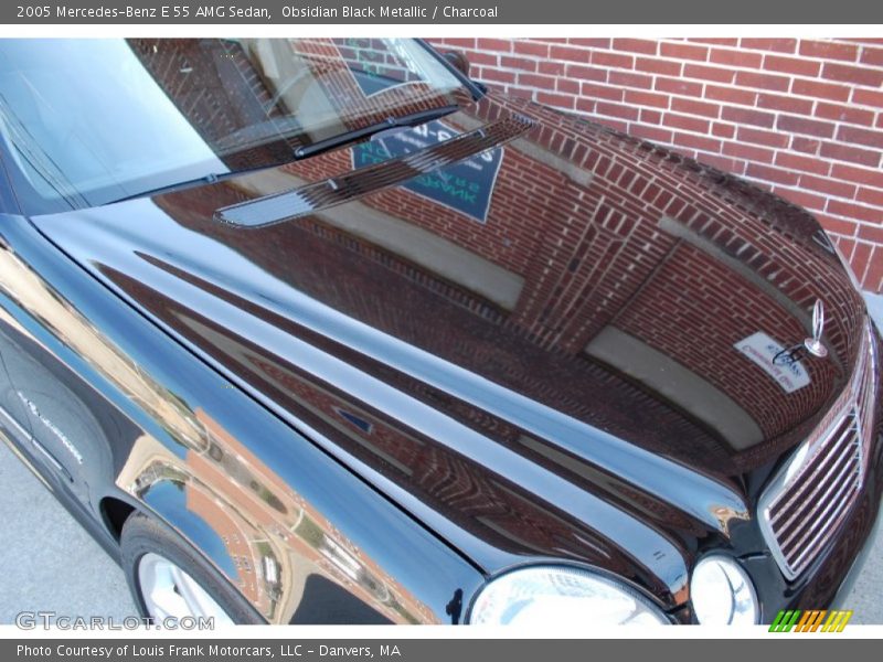 Obsidian Black Metallic / Charcoal 2005 Mercedes-Benz E 55 AMG Sedan