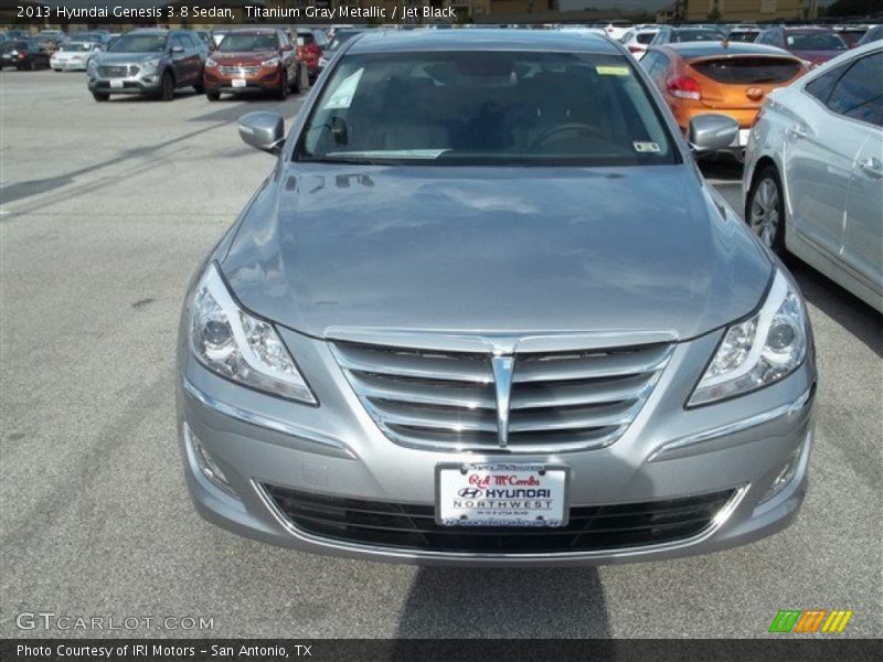 Titanium Gray Metallic / Jet Black 2013 Hyundai Genesis 3.8 Sedan