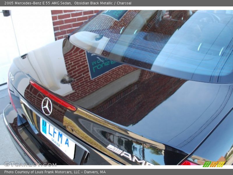 Obsidian Black Metallic / Charcoal 2005 Mercedes-Benz E 55 AMG Sedan