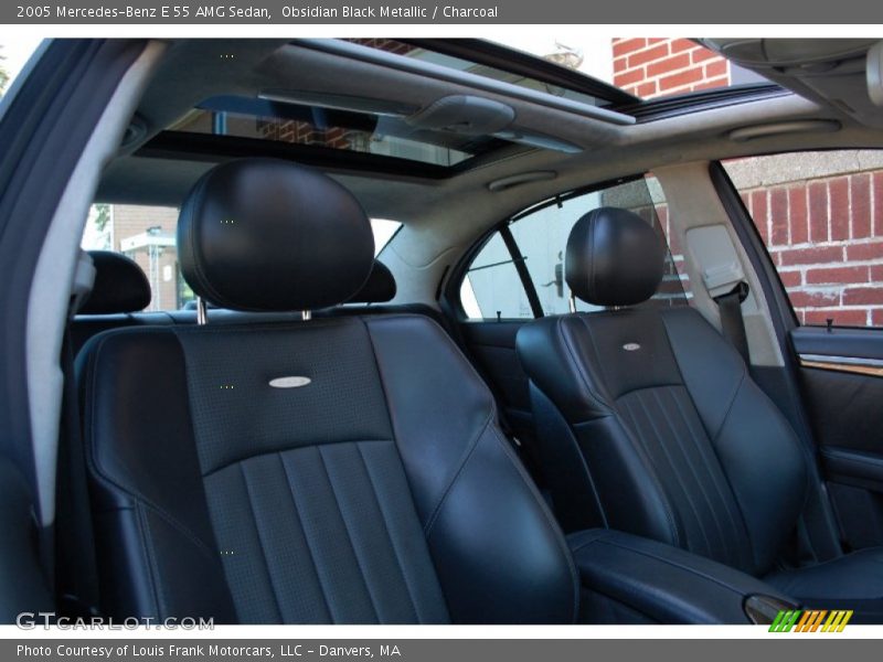 Obsidian Black Metallic / Charcoal 2005 Mercedes-Benz E 55 AMG Sedan
