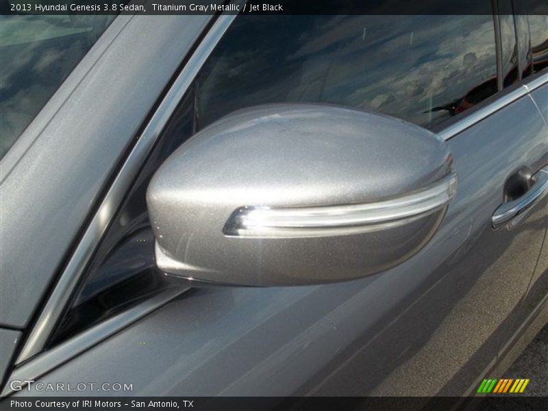 Titanium Gray Metallic / Jet Black 2013 Hyundai Genesis 3.8 Sedan