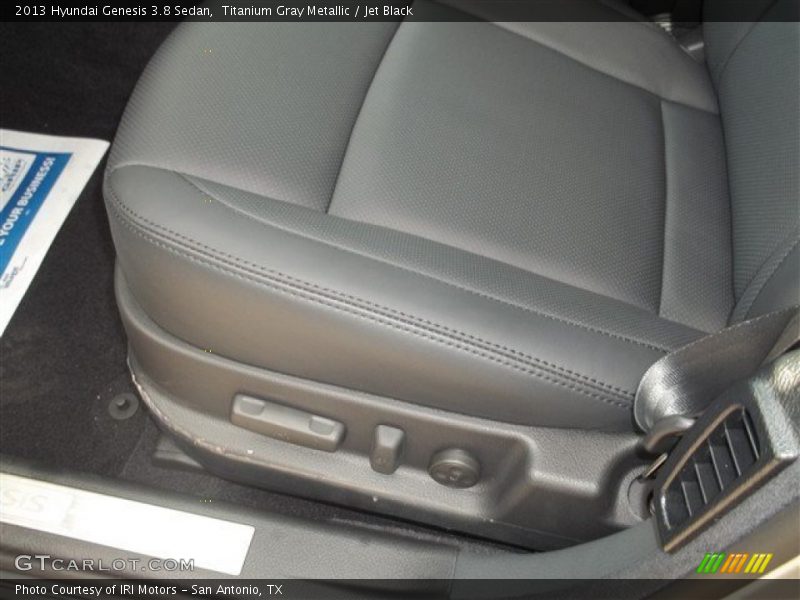 Titanium Gray Metallic / Jet Black 2013 Hyundai Genesis 3.8 Sedan