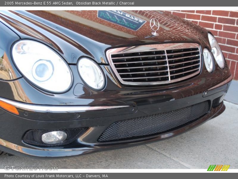 Obsidian Black Metallic / Charcoal 2005 Mercedes-Benz E 55 AMG Sedan