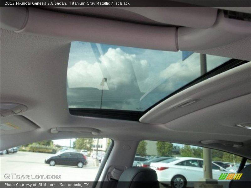Titanium Gray Metallic / Jet Black 2013 Hyundai Genesis 3.8 Sedan