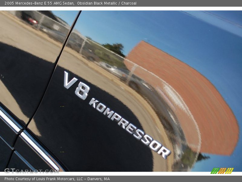 Obsidian Black Metallic / Charcoal 2005 Mercedes-Benz E 55 AMG Sedan