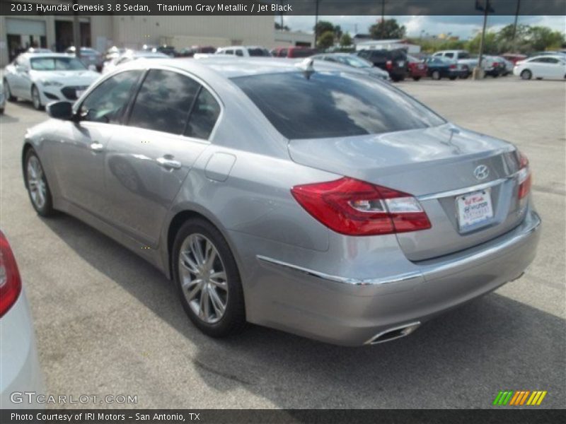 Titanium Gray Metallic / Jet Black 2013 Hyundai Genesis 3.8 Sedan