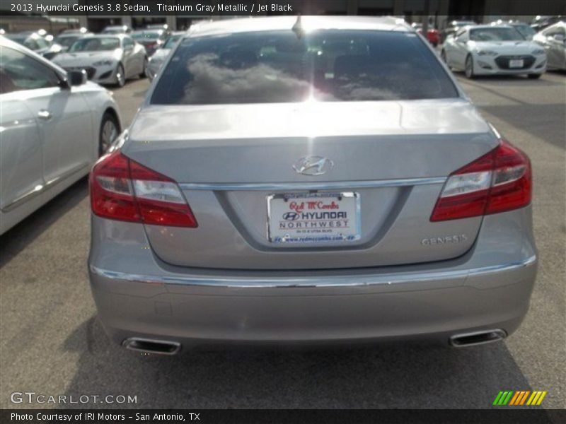 Titanium Gray Metallic / Jet Black 2013 Hyundai Genesis 3.8 Sedan