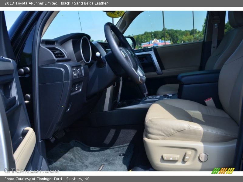 Black / Sand Beige Leather 2013 Toyota 4Runner Limited