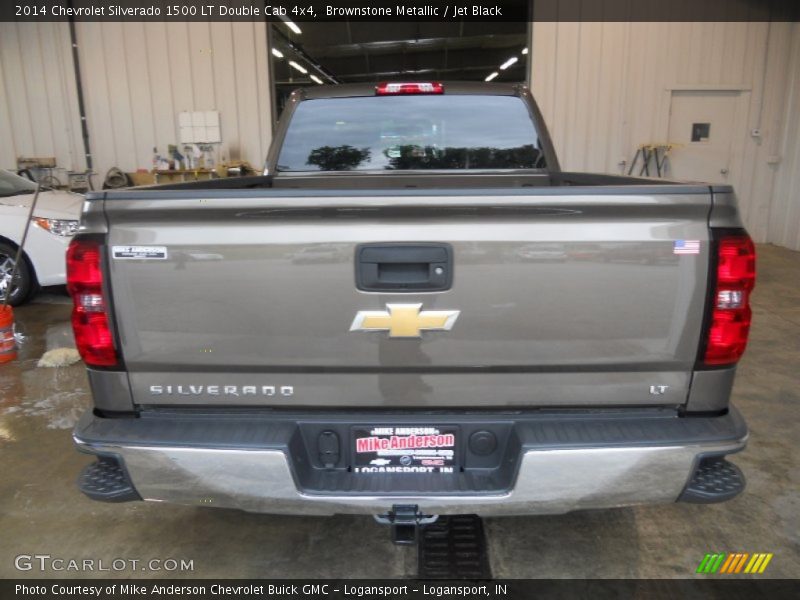 Brownstone Metallic / Jet Black 2014 Chevrolet Silverado 1500 LT Double Cab 4x4