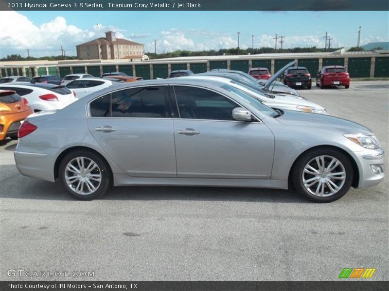 Titanium Gray Metallic / Jet Black 2013 Hyundai Genesis 3.8 Sedan