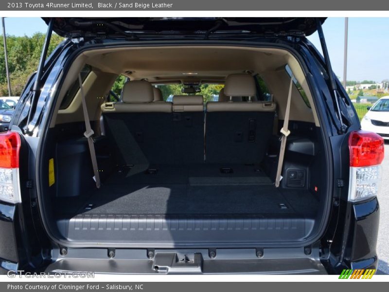 Black / Sand Beige Leather 2013 Toyota 4Runner Limited