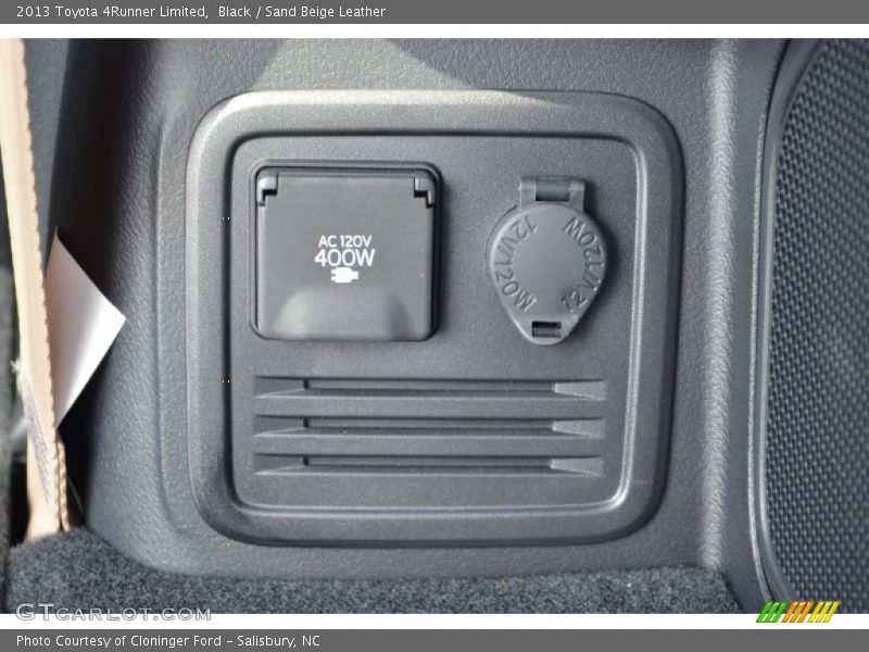 Black / Sand Beige Leather 2013 Toyota 4Runner Limited