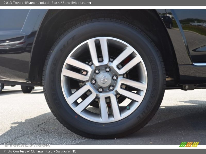 Black / Sand Beige Leather 2013 Toyota 4Runner Limited