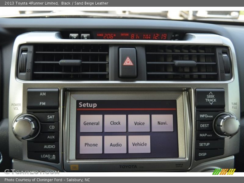 Black / Sand Beige Leather 2013 Toyota 4Runner Limited