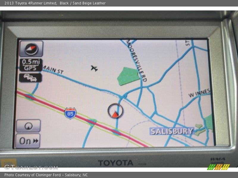 Black / Sand Beige Leather 2013 Toyota 4Runner Limited