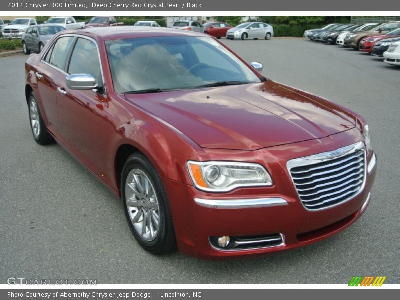 Deep Cherry Red Crystal Pearl / Black 2012 Chrysler 300 Limited