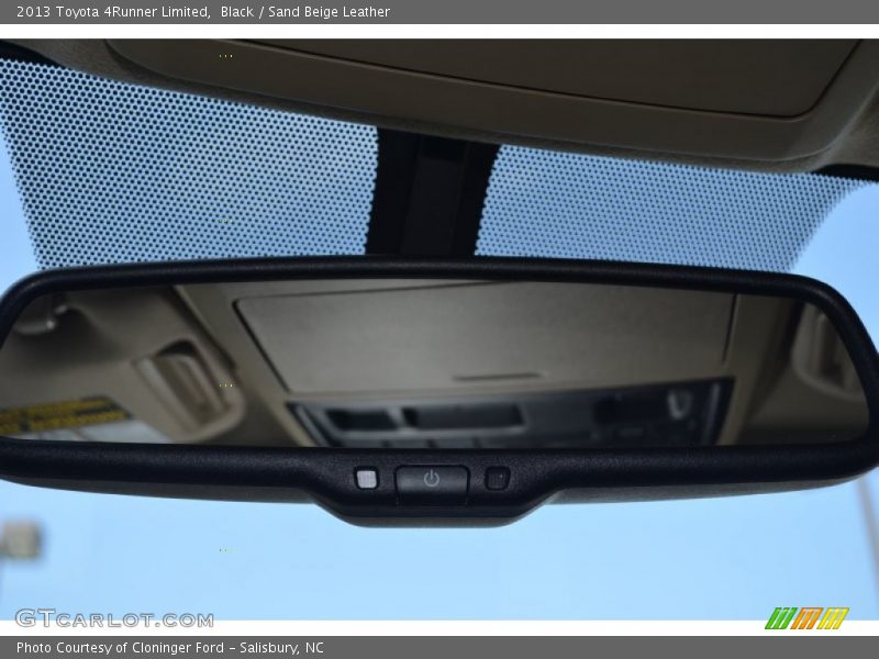 Black / Sand Beige Leather 2013 Toyota 4Runner Limited