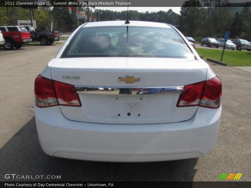 Summit White / Jet Black/Medium Titanium 2012 Chevrolet Cruze LS