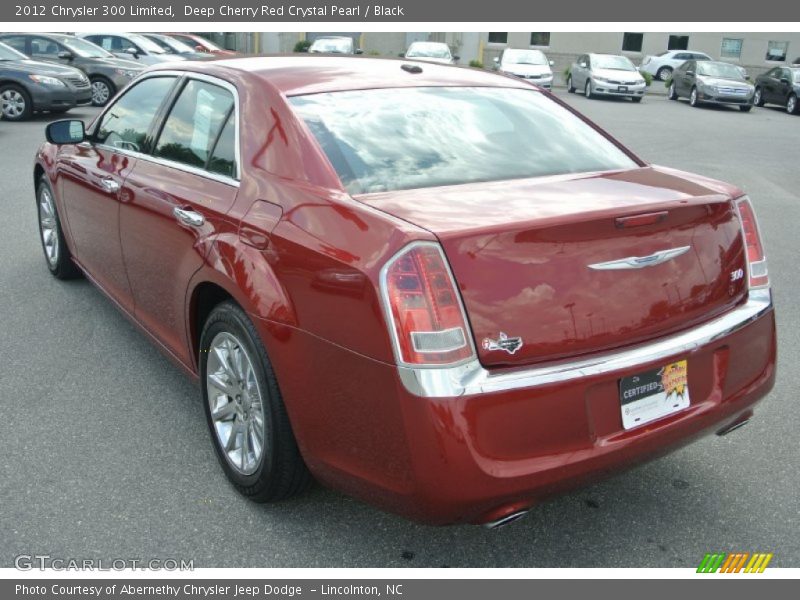 Deep Cherry Red Crystal Pearl / Black 2012 Chrysler 300 Limited