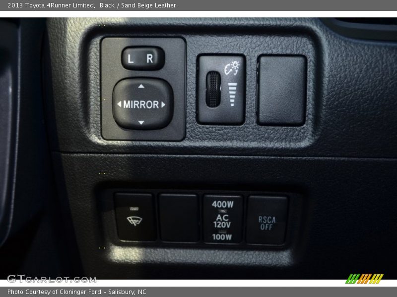 Black / Sand Beige Leather 2013 Toyota 4Runner Limited
