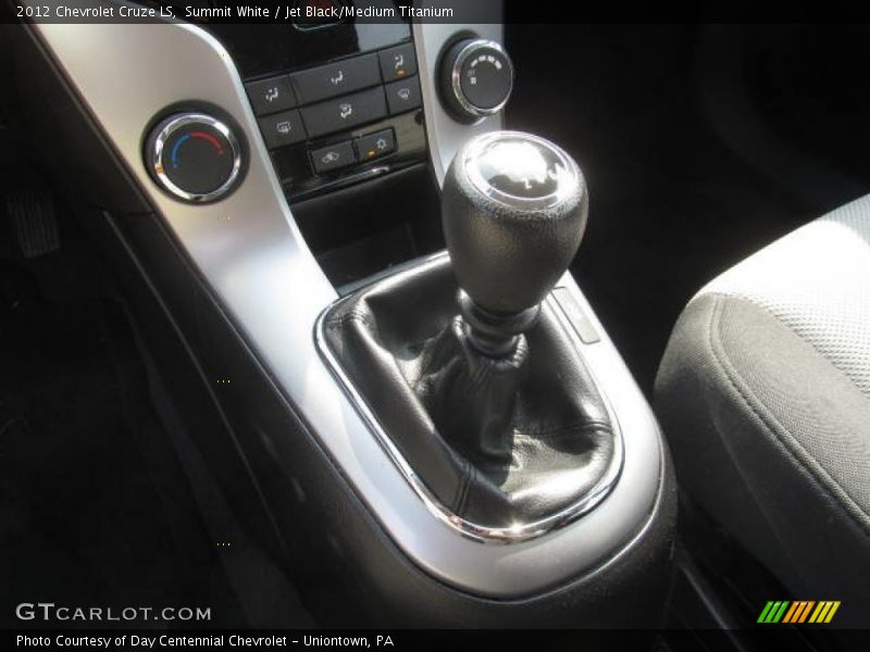 Summit White / Jet Black/Medium Titanium 2012 Chevrolet Cruze LS
