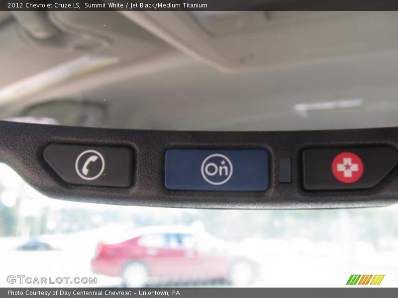 Summit White / Jet Black/Medium Titanium 2012 Chevrolet Cruze LS
