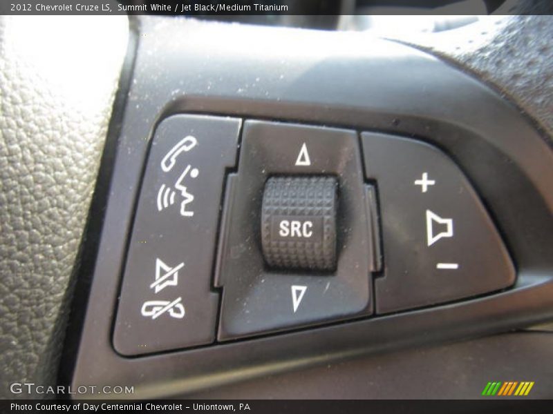 Summit White / Jet Black/Medium Titanium 2012 Chevrolet Cruze LS