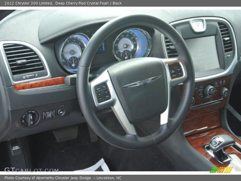 Deep Cherry Red Crystal Pearl / Black 2012 Chrysler 300 Limited